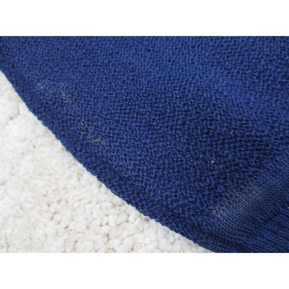 VINTAGE Peruvian Connection Cardigan Sweater Men Large Alpaca Blue Grandpa Peru - Picture 5 of 10